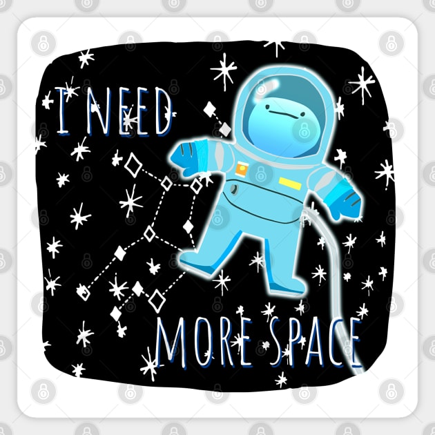 I Need More Space Sticker by mareescatharsis